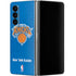 NBA New York Knicks Distressed Galaxy Z Fold4 5G Skin